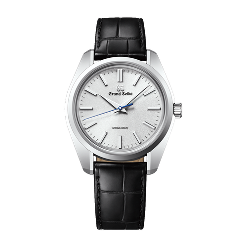 Grand Seiko "Asaborake" Heritage 44GS White Steel Alligator Leather 40mm