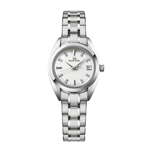 Grand Seiko Heritage Refined Essentials White Titanium Alligator Leather 26mm