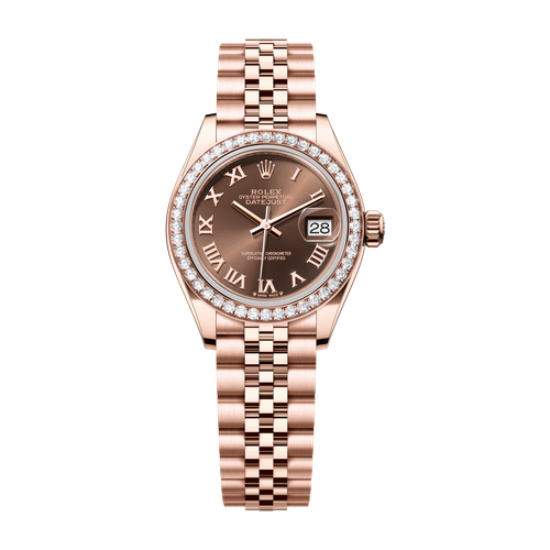 Rolex Lady-Datejust Chocolate Rose Gold 28mm