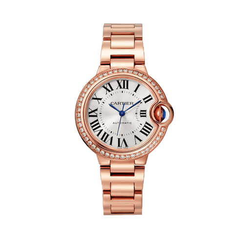 Cartier Ballon Bleu 35 mm Silver Rose Gold 35mm