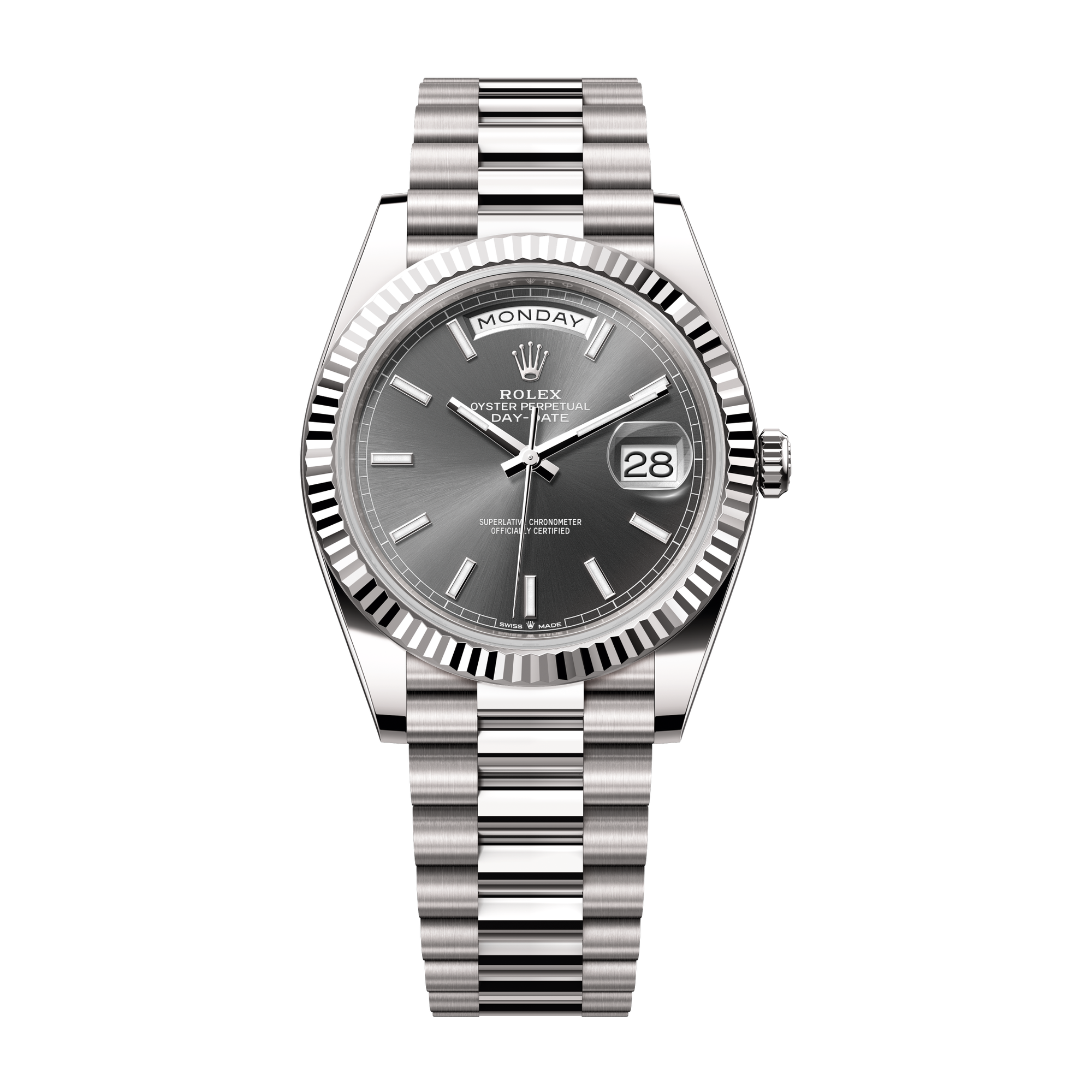 Rolex Day-Date 40 Dark Grey White Gold 40mm
