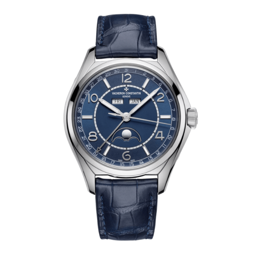 Vacheron Constantin Fiftysix Grey Alligator Leather 40mm