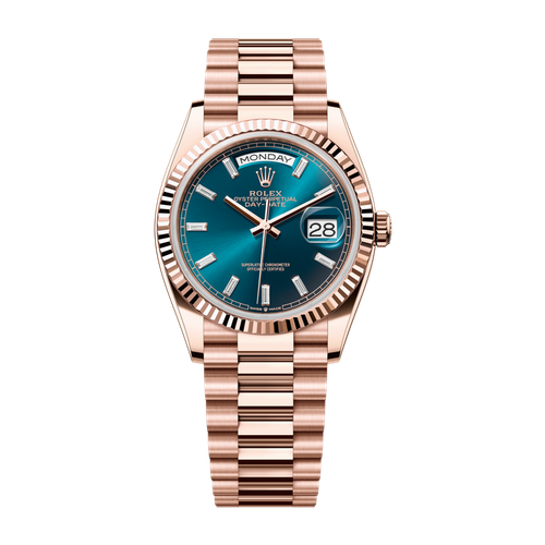 Rolex Day-Date 36 Green Rose Gold 36mm