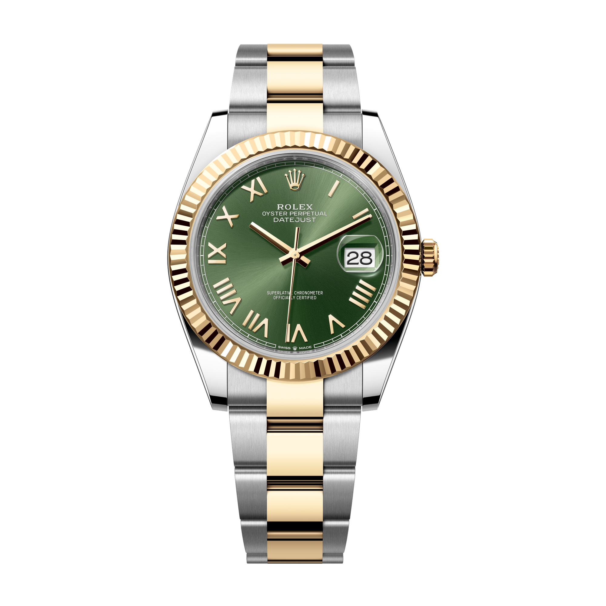 Rolex Datejust 41 Green Two-Tone 41mm