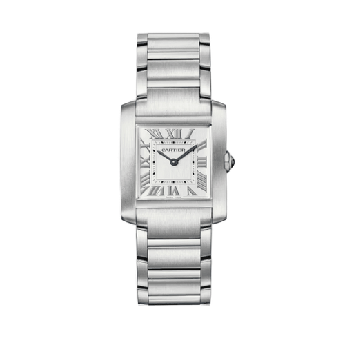 Cartier Tank Française Silver Steel 27mm