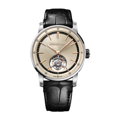 Audemars Piguet Code 11.59 Selfwinding Flying Tourbillon Cream Ceramic Alligator Leather 41mm