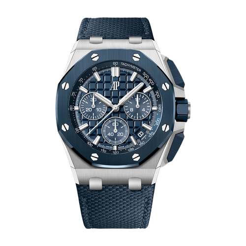 Audemars Piguet Royal Oak Offshore Selfwinding Chronograph Blue Steel Rubber 43mm
