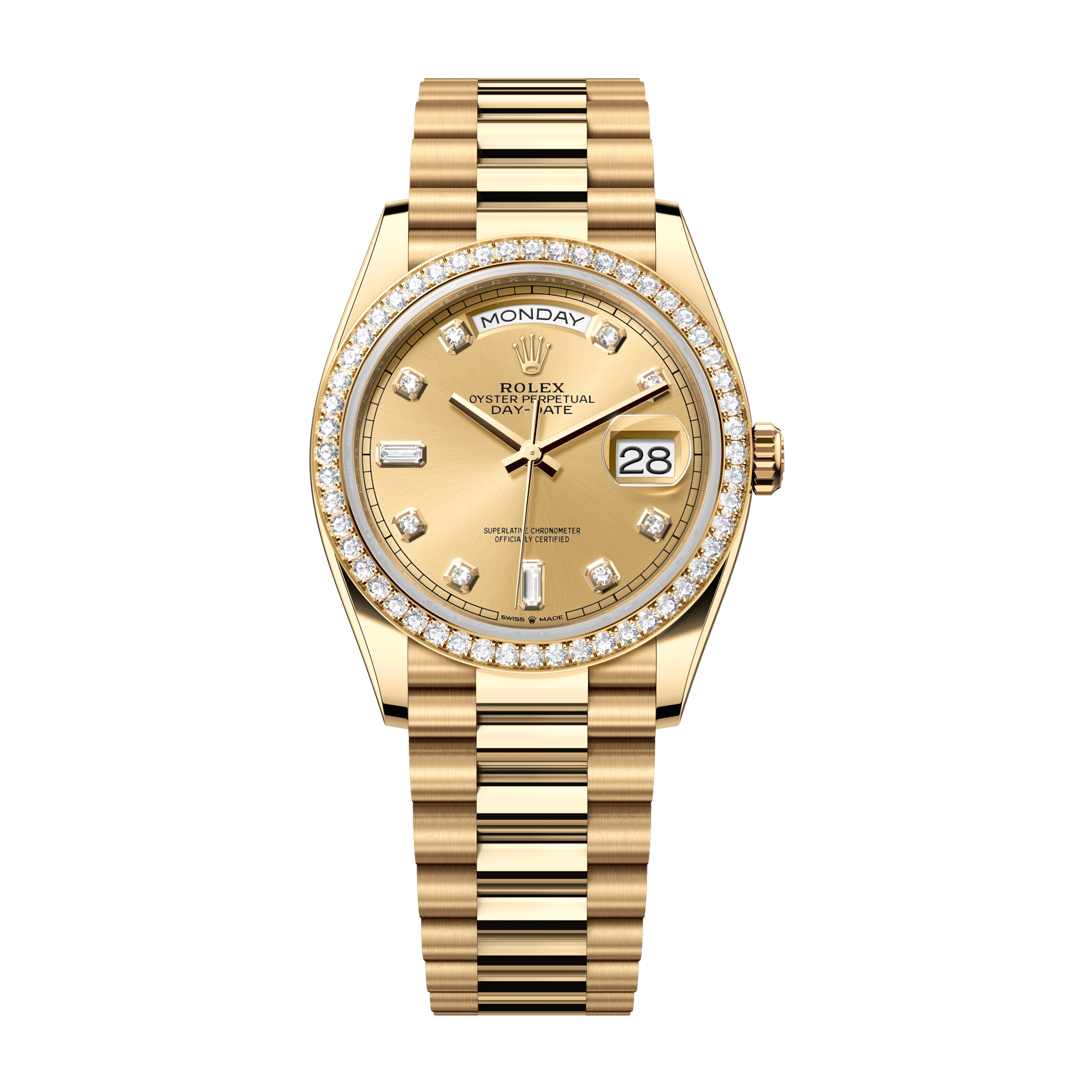 Rolex Day-Date 36 Champagne Yellow Gold 36mm