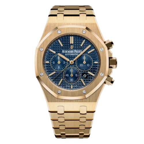 Audemars Piguet Royal Oak Chronograph Blue Yellow Gold 41mm