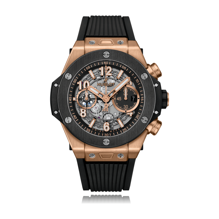 Hublot Big Bang Unico Skeleton King Gold & Ceramic Rubber 44mm