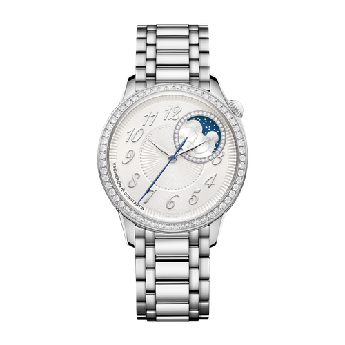 Vacheron Constantin Égérie Moon Phase Silver Steel 37mm