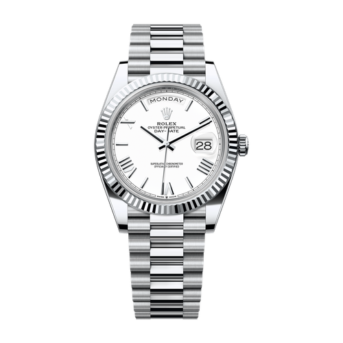 Rolex Day-Date 40 White Platinum 40mm