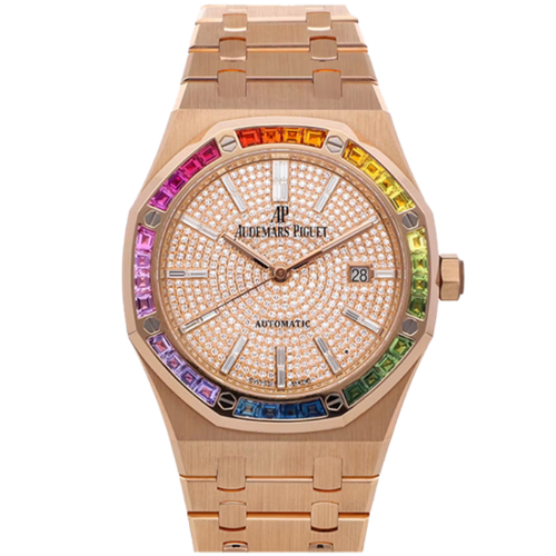 Audemars Piguet Royal Oak Diamond Pave Rose Gold 41mm