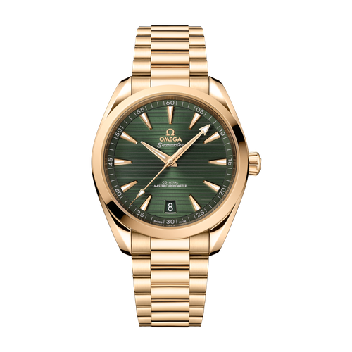 Omega Seamaster Aqua Terra 150M Green Yellow Gold 41mm