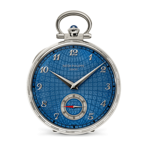 Patek Philippe "Map of The World" Rare Handcrafts Blue White Gold 44.1mm