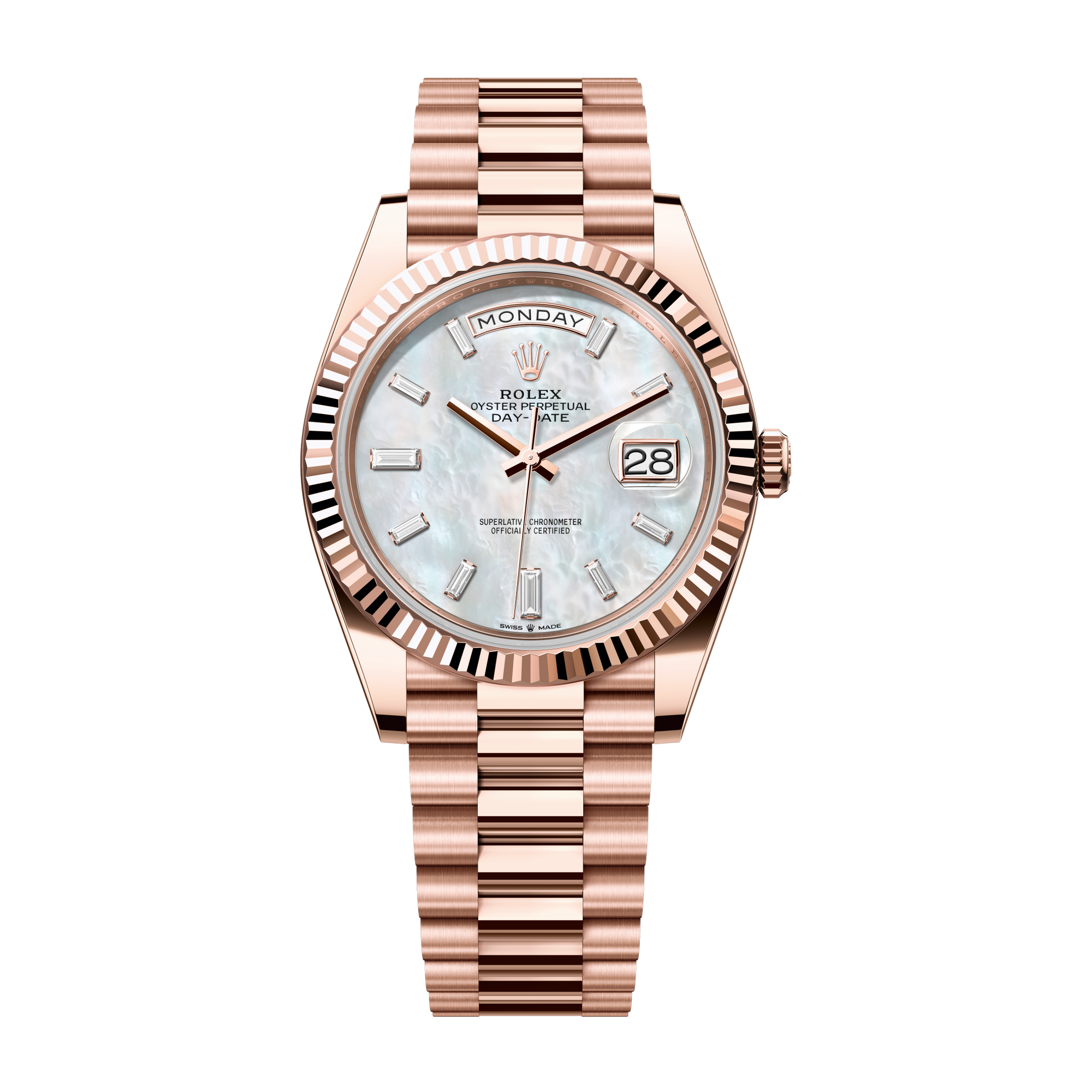 Rolex Day-Date 40 Mother of Pearl Rose Gold 40mm