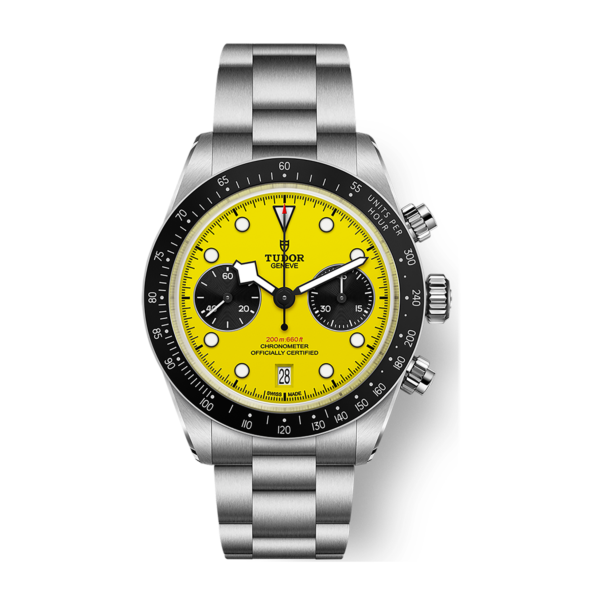 Tudor "Bumblebee" Black Bay Chrono 39 Yellow Steel 39mm