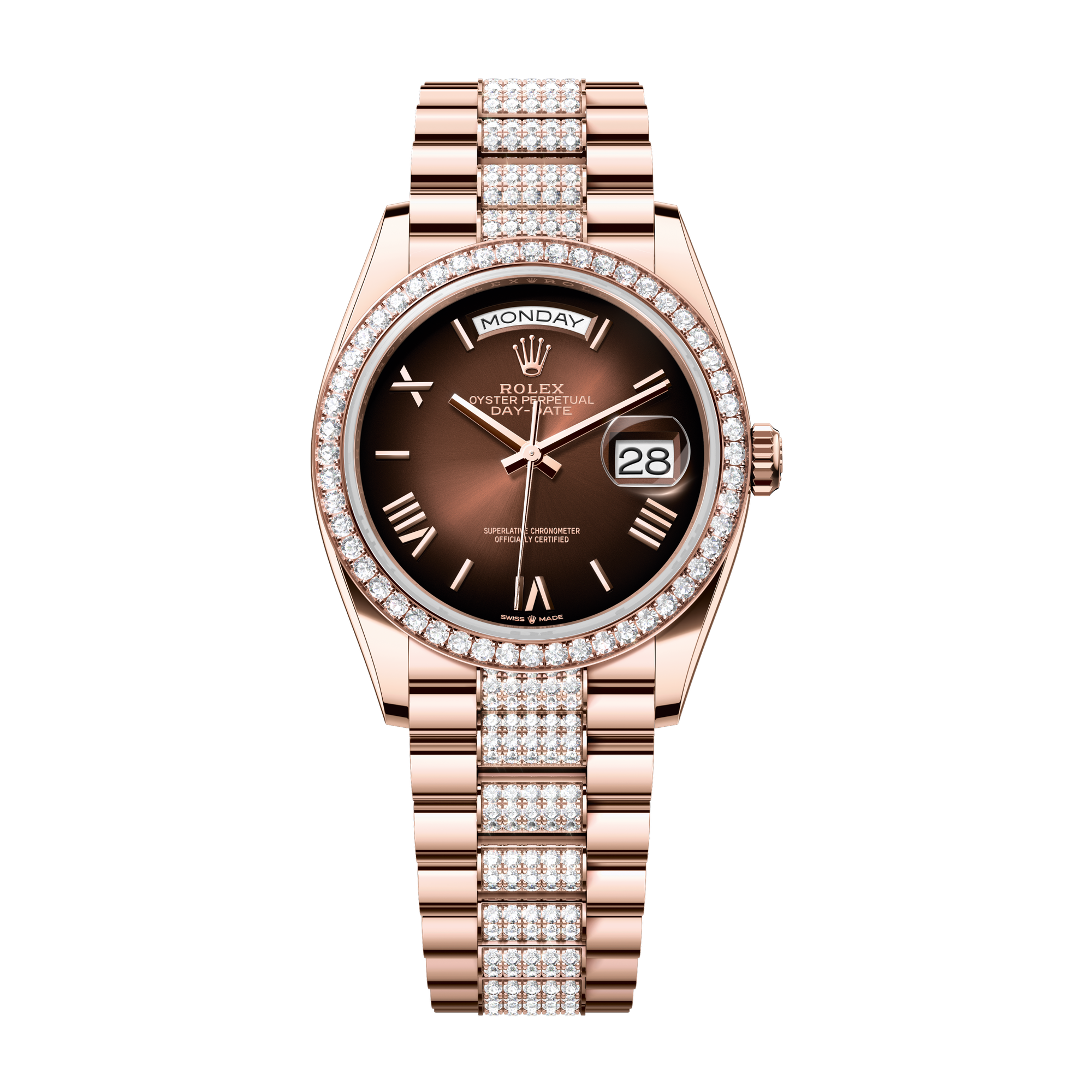 Rolex Day-Date 36 Brown Rose Gold 36mm