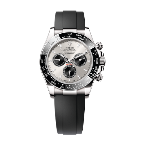 Rolex Cosmograph Daytona Grey White Gold Rubber 40mm