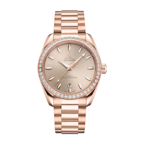 Omega Seamaster Aqua Terra Shades Champagne Rose Gold 38mm