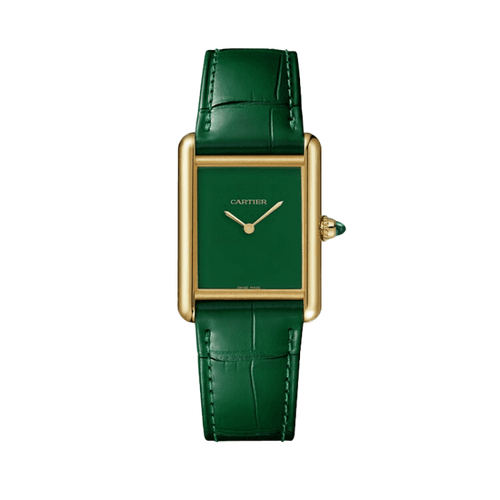 Cartier Tank Louis Green Leather 25.5mm