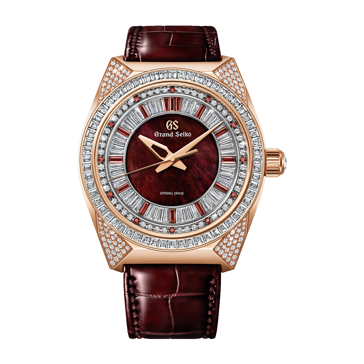 Grand Seiko "Red Lion" Masterpiece Rose Gold Alligator Leather 44.5mm