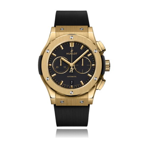 Hublot Classic Fusion Black Yellow Gold Rubber 42mm