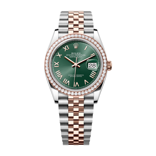 Rolex Datejust 36 Green Two-Tone 36mm