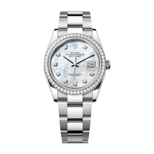 Rolex Datejust 36 Mother of Pearl Steel & White Gold 36mm