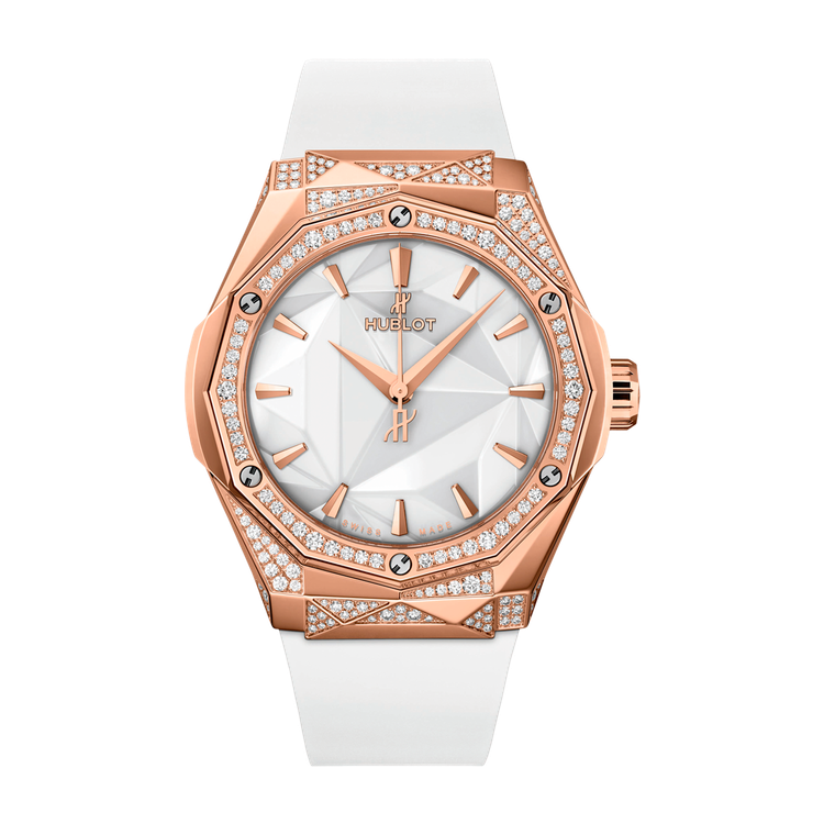 Hublot Classic Fusion Orlinski White King Gold Rubber 40mm