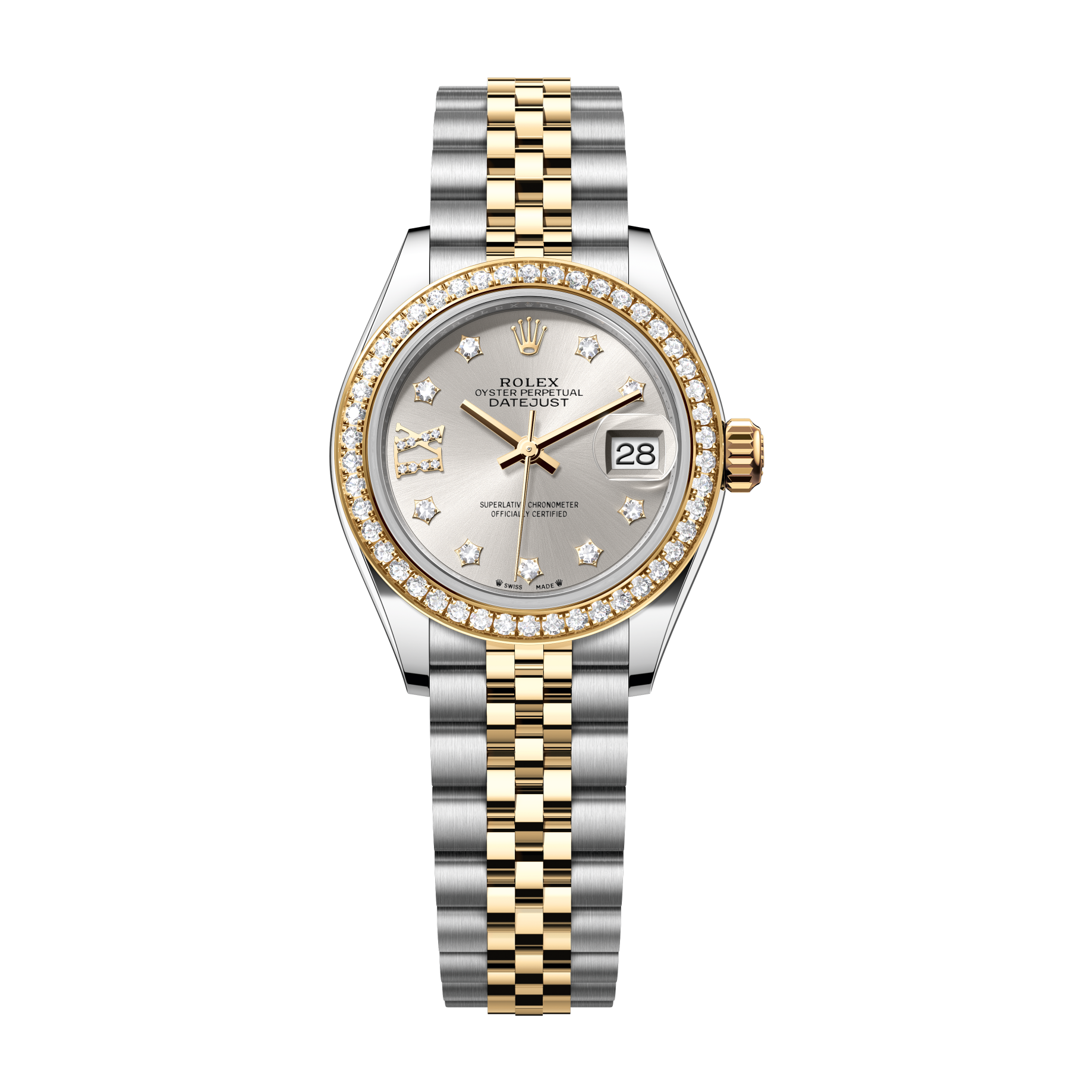 Rolex Lady-Datejust Silver Two-Tone 28mm