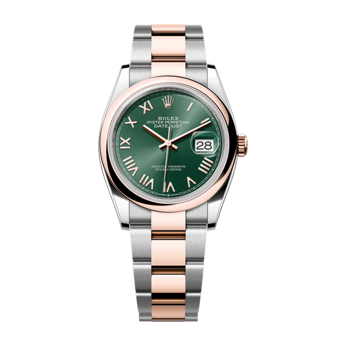 Rolex Datejust 36 Green Two-Tone 36mm