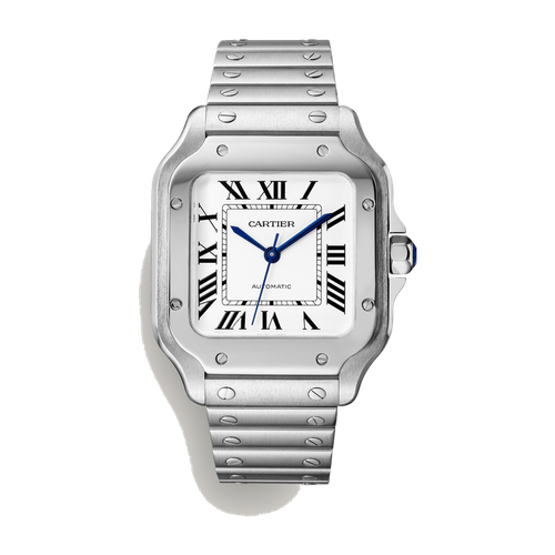 Cartier Santos de Cartier Medium Silver Steel 35.1mm