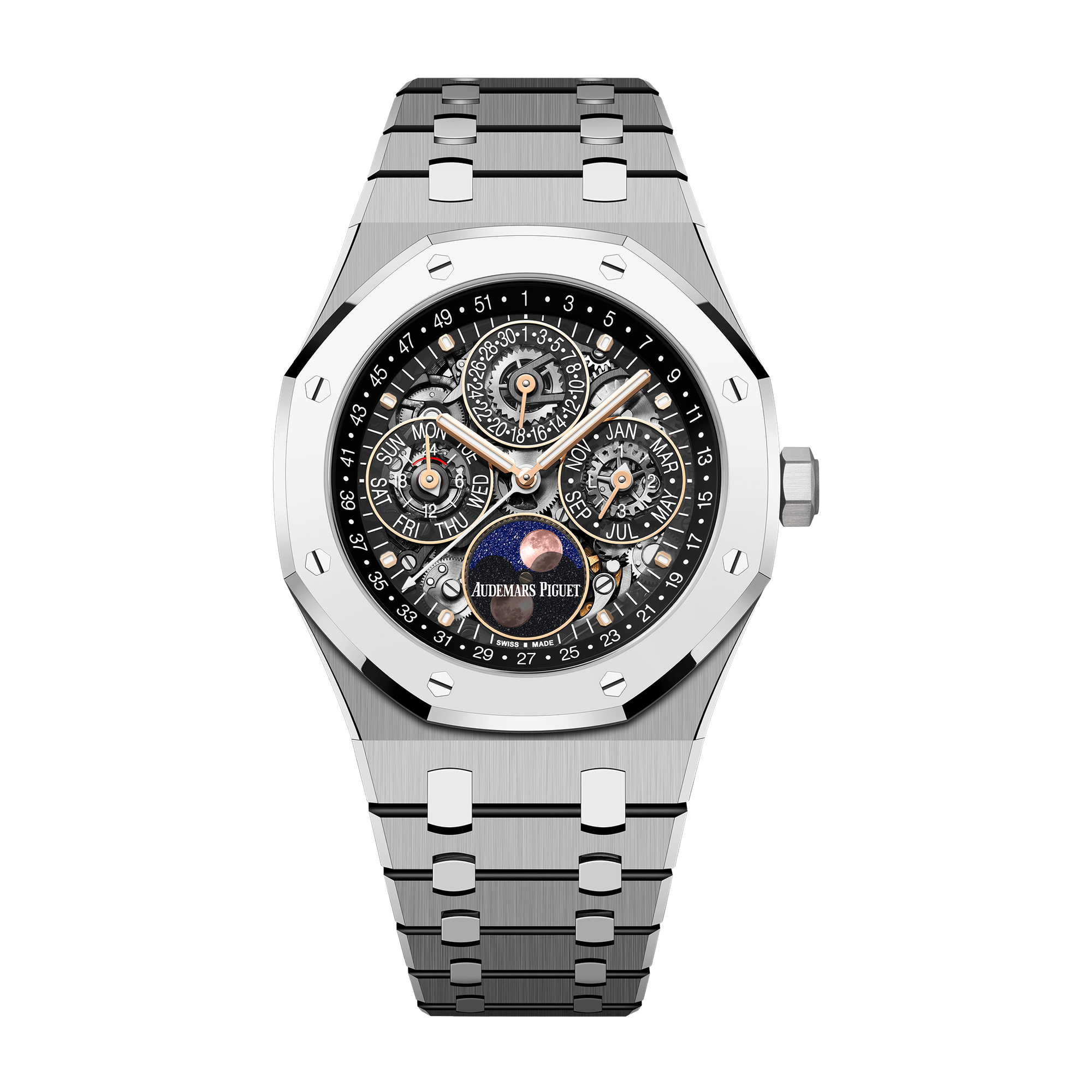 Audemars Piguet Royal Oak Selfwinding Perpetual Calendar Skeleton Titanium 41mm