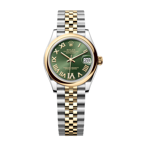 Rolex Datejust 31 Green Two-Tone 31mm