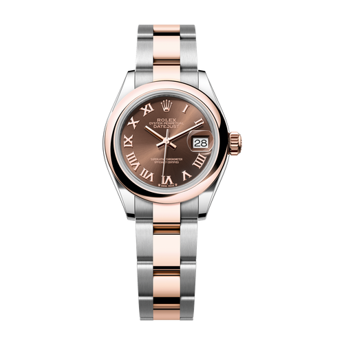 Rolex Lady-Datejust Chocolate Two-Tone 28mm