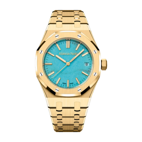 Audemars Piguet Royal Oak Selfwinding Turquoise Yellow Gold 37mm
