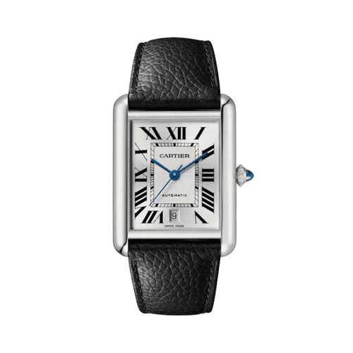 Cartier Tank Must Silver Steel Leather 31mm