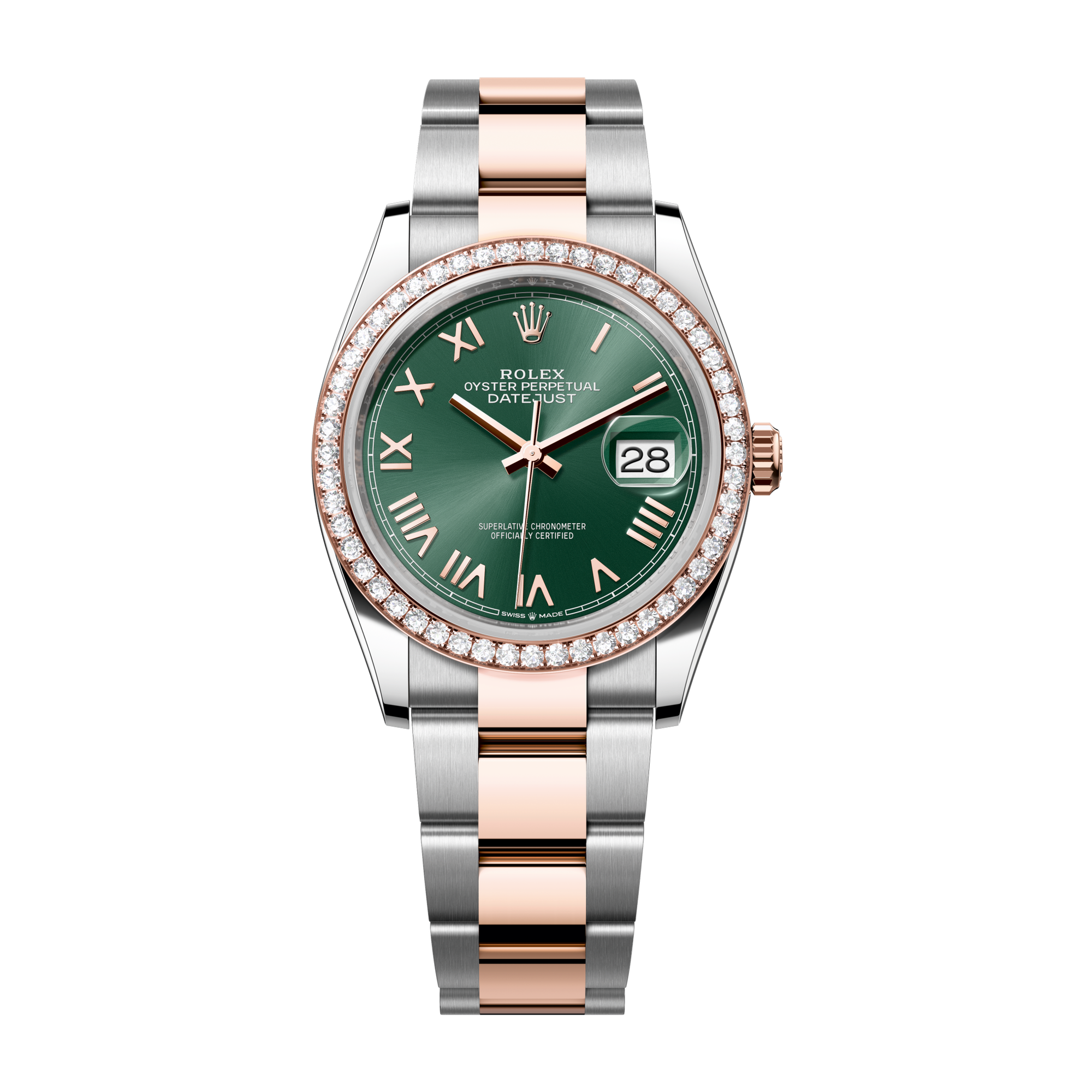 Rolex Datejust 36 Green Two-Tone 36mm