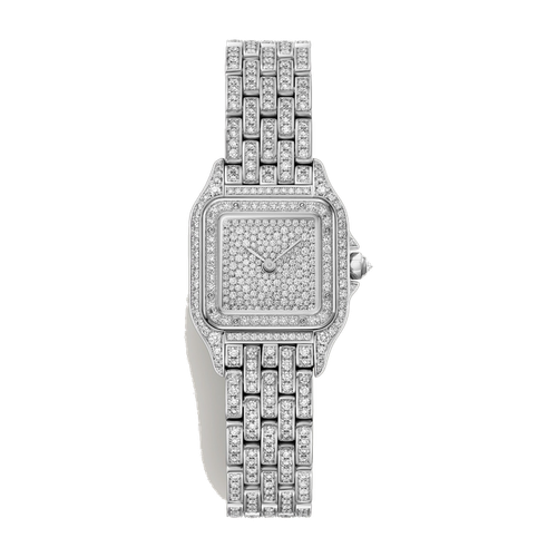 Cartier Panthère de Cartier Small Diamond Pave White Gold 22mm
