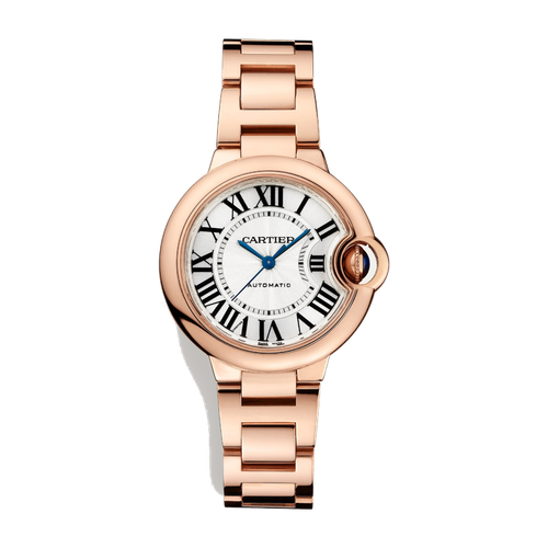 Cartier Ballon Bleu 33 mm Silver Rose Gold 33mm
