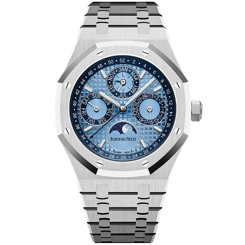 Audemars Piguet Royal Oak Perpetual Calendar Blue Platinum 41mm