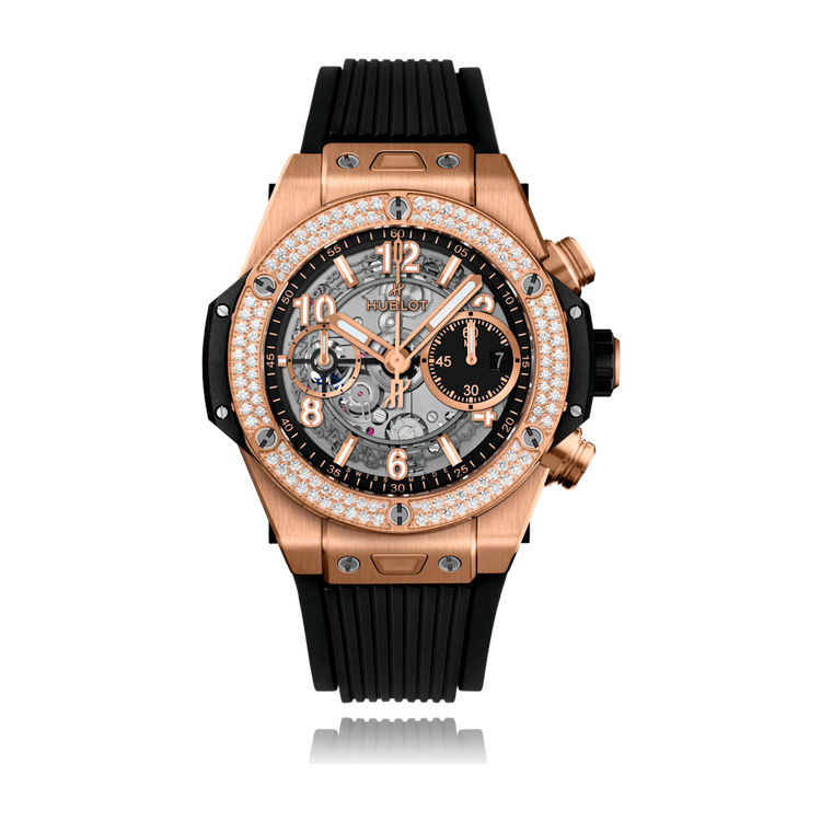 Hublot Big Bang Unico Skeleton King Gold Rubber 42mm
