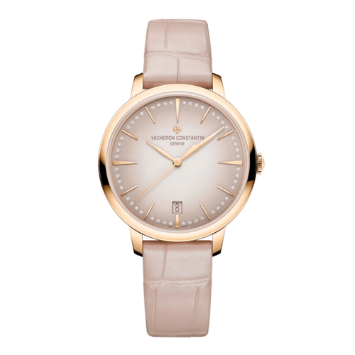 Vacheron Constantin Patrimony Self-winding Pink Rose Gold Alligator Leather 36.5mm