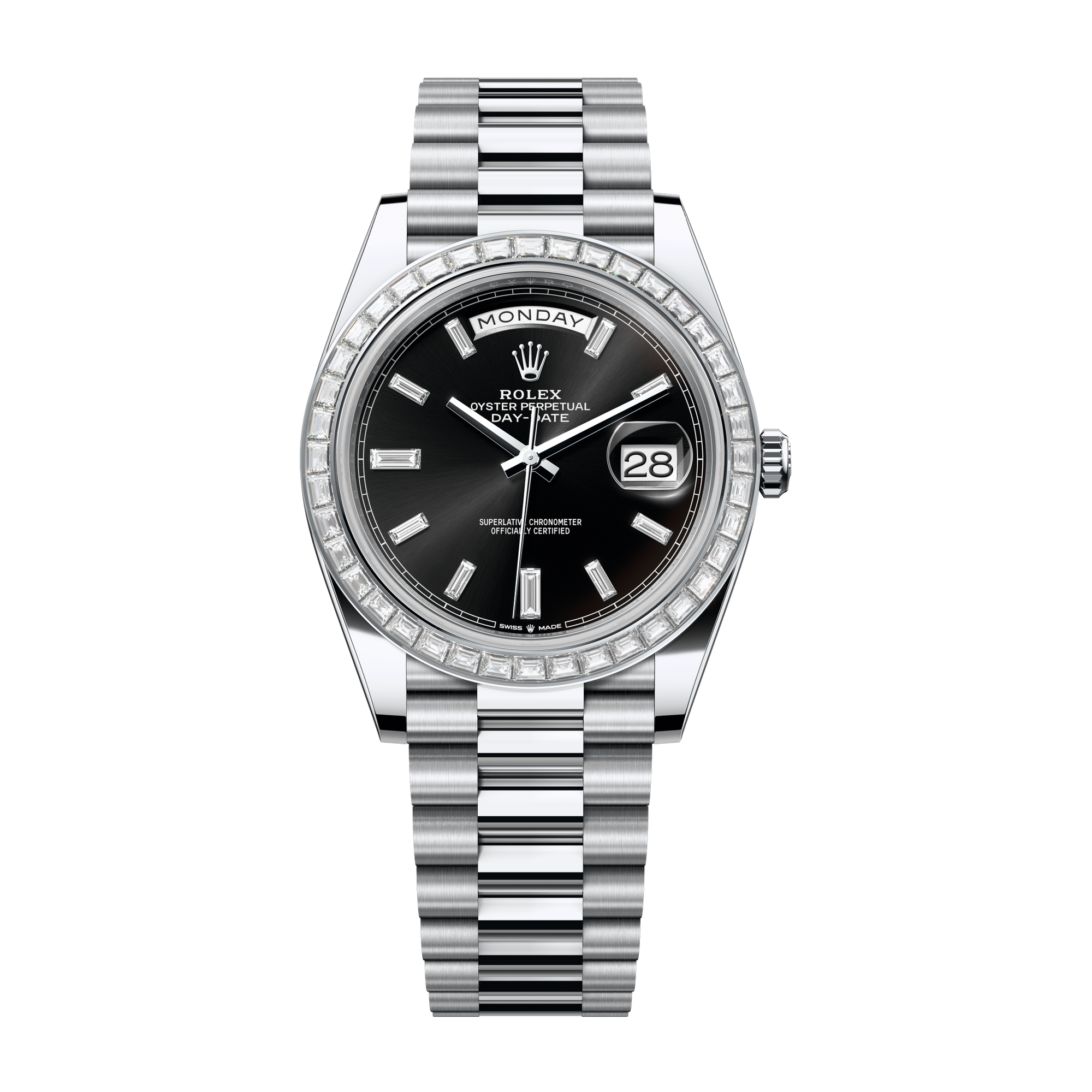 Rolex Day-Date 40 Black Platinum 40mm