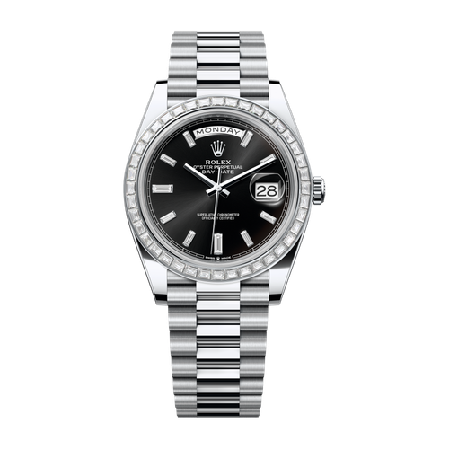 Rolex Day-Date 40 Black Platinum 40mm