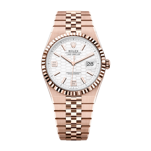 Rolex Land-Dweller 40 White Rose Gold 40mm