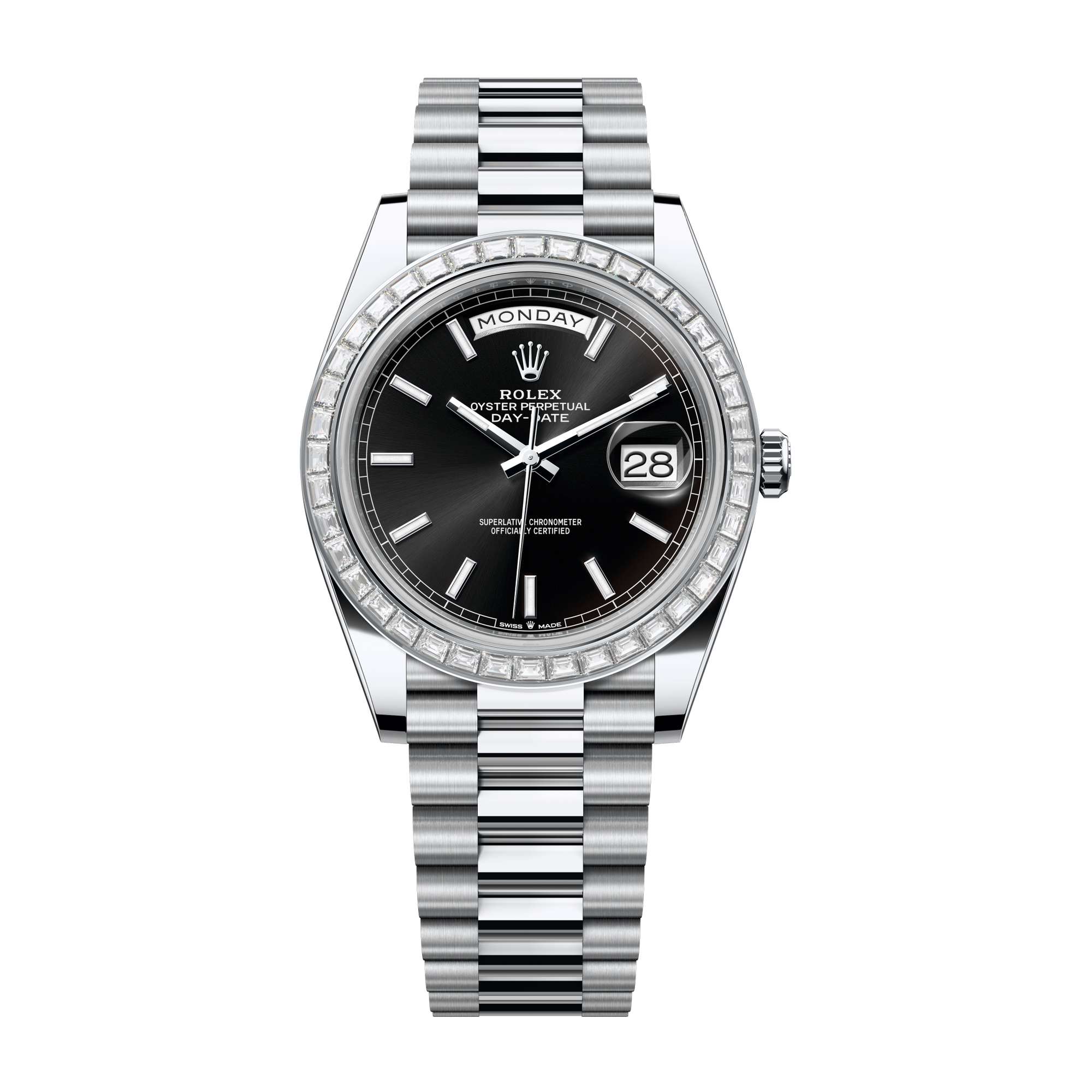 Rolex Day-Date 40 Black Platinum 40mm