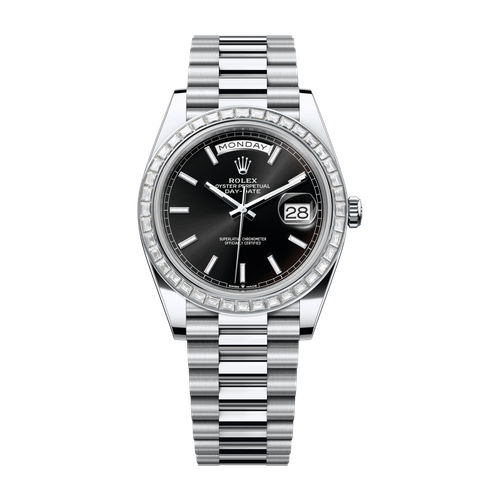 Rolex Day-Date 40 Black Platinum 40mm