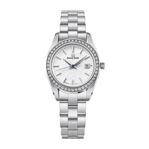 Grand Seiko "Snowflake" Heritage Refined Essentials White Steel 28.9mm